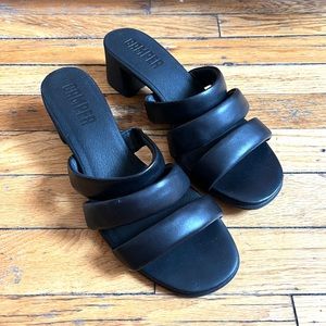 Camper Katie Three Strap Black Sandal EU 40